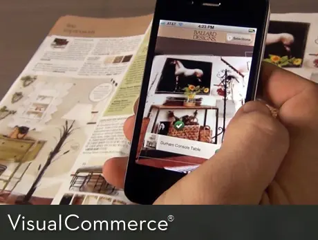 New! VisualCommerce® – Augmented Reality for print catalog shopping