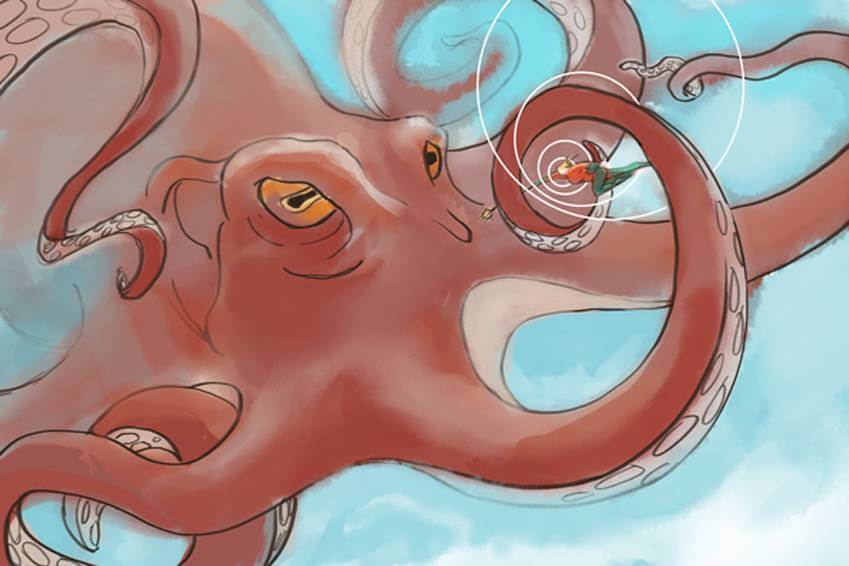 This is the story of how I tamed a giant octopus