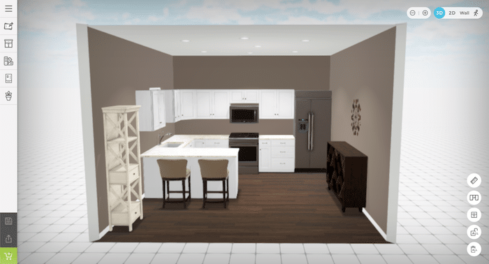 Kitchen Floorplans 101 Marxent, Small L Shaped Kitchen With Island Floor Plans