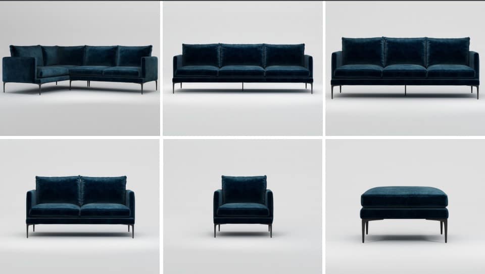 3d sofa renderings