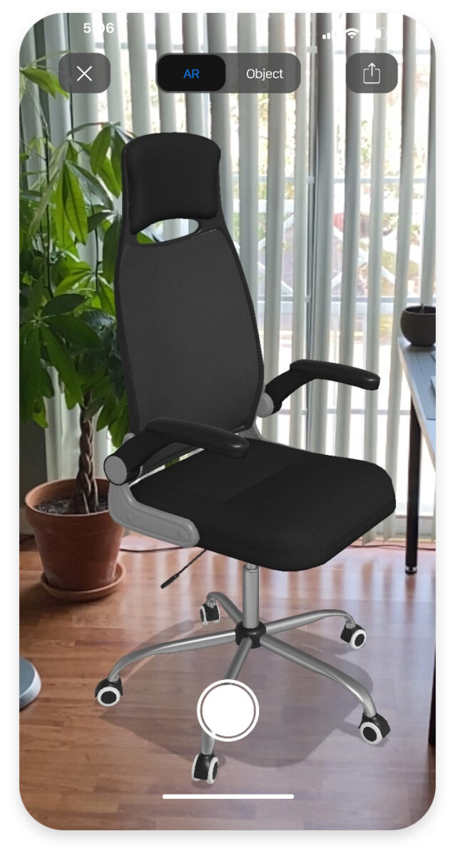 Macy's Office Chair Mobile AR