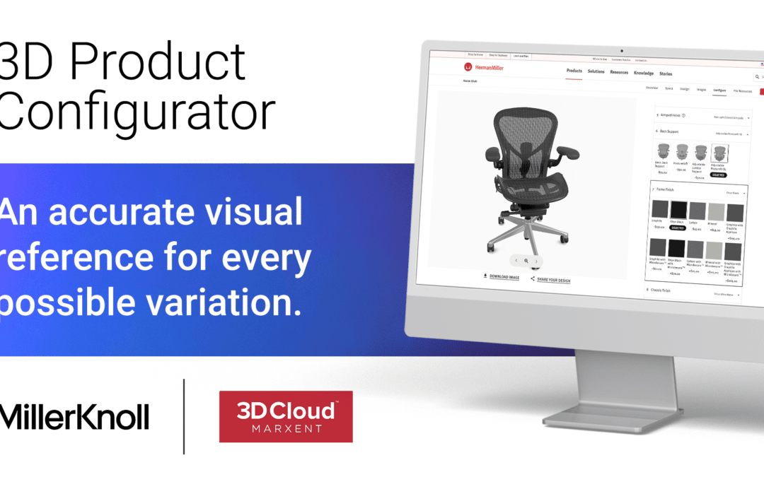 MillerKnoll selects 3D Cloud by Marxent for scalable 3D Product Configuration