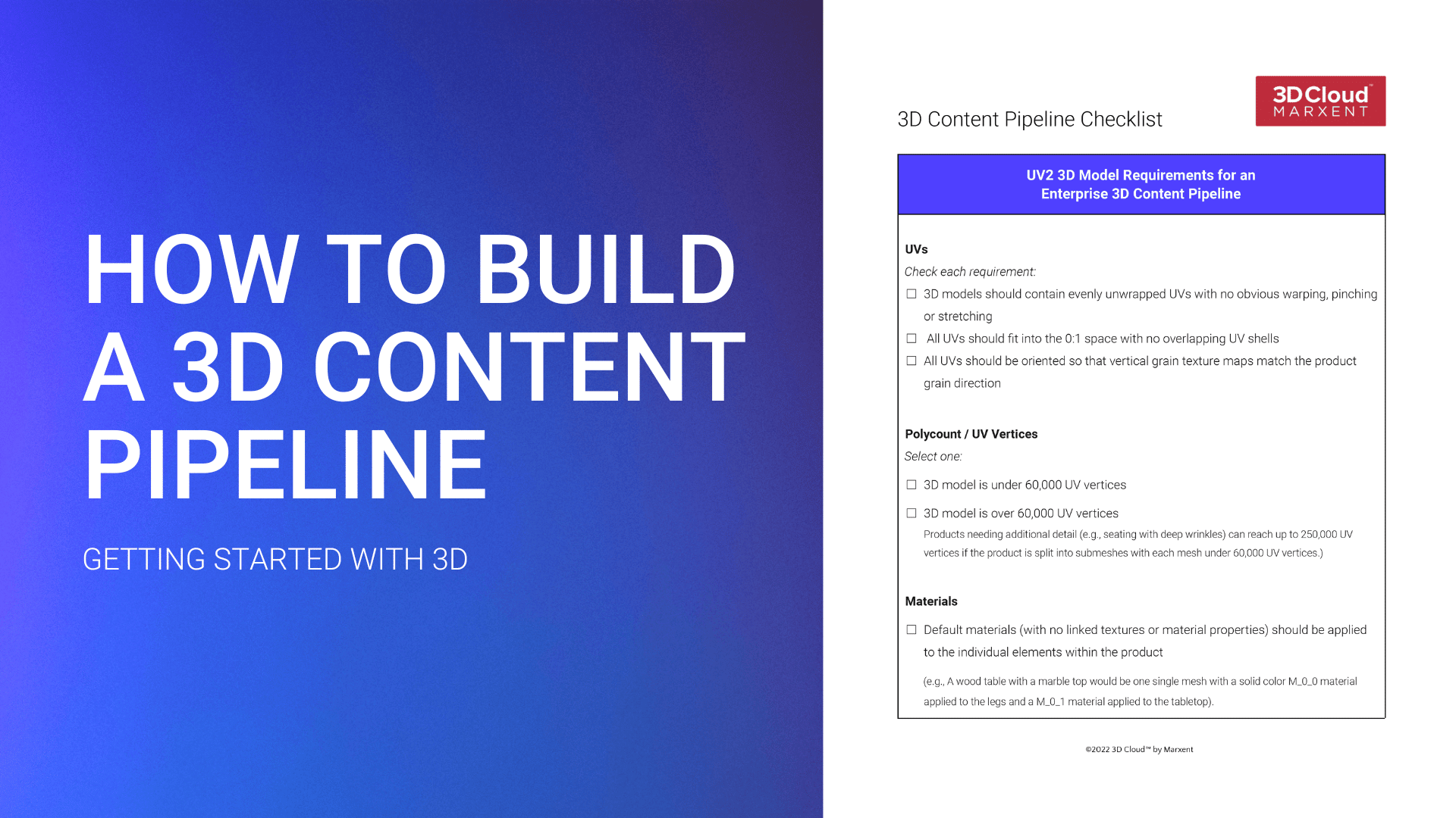 Getting Started with 3D: How to Build a 3D Content Pipeline