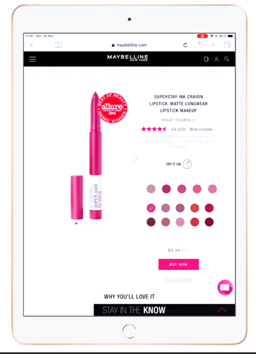 Maybelline Virtual Try-On Makeup
