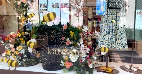 Kate Spade WebAR Window Display Is the Bee’s Knees